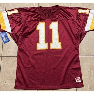MARK RYPIEN WASHINGTON REDSKINS Jersey Mens L Burgundy Vintage Wilson USA MADE